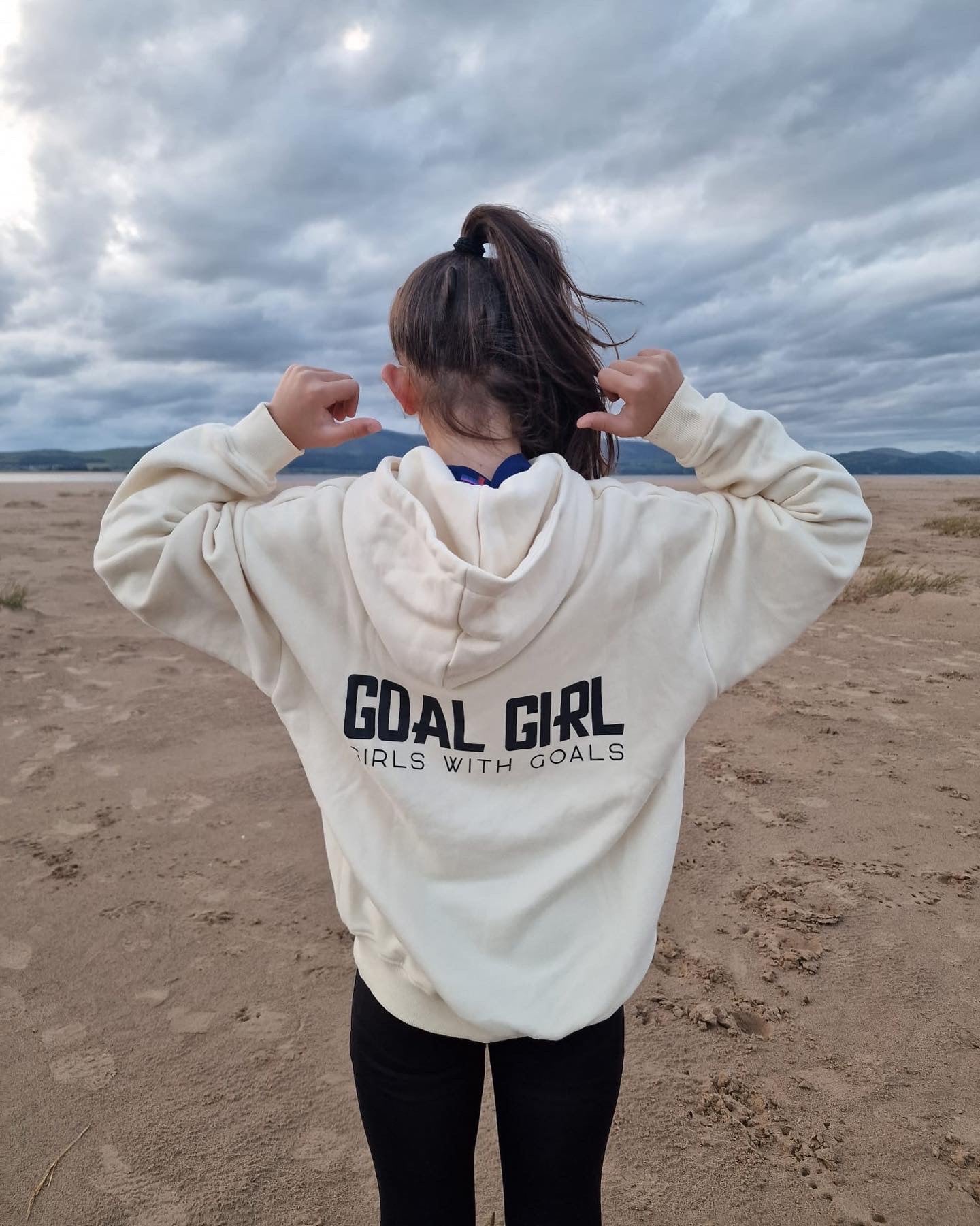 Girls With Goals Oversized Hoodie Girls